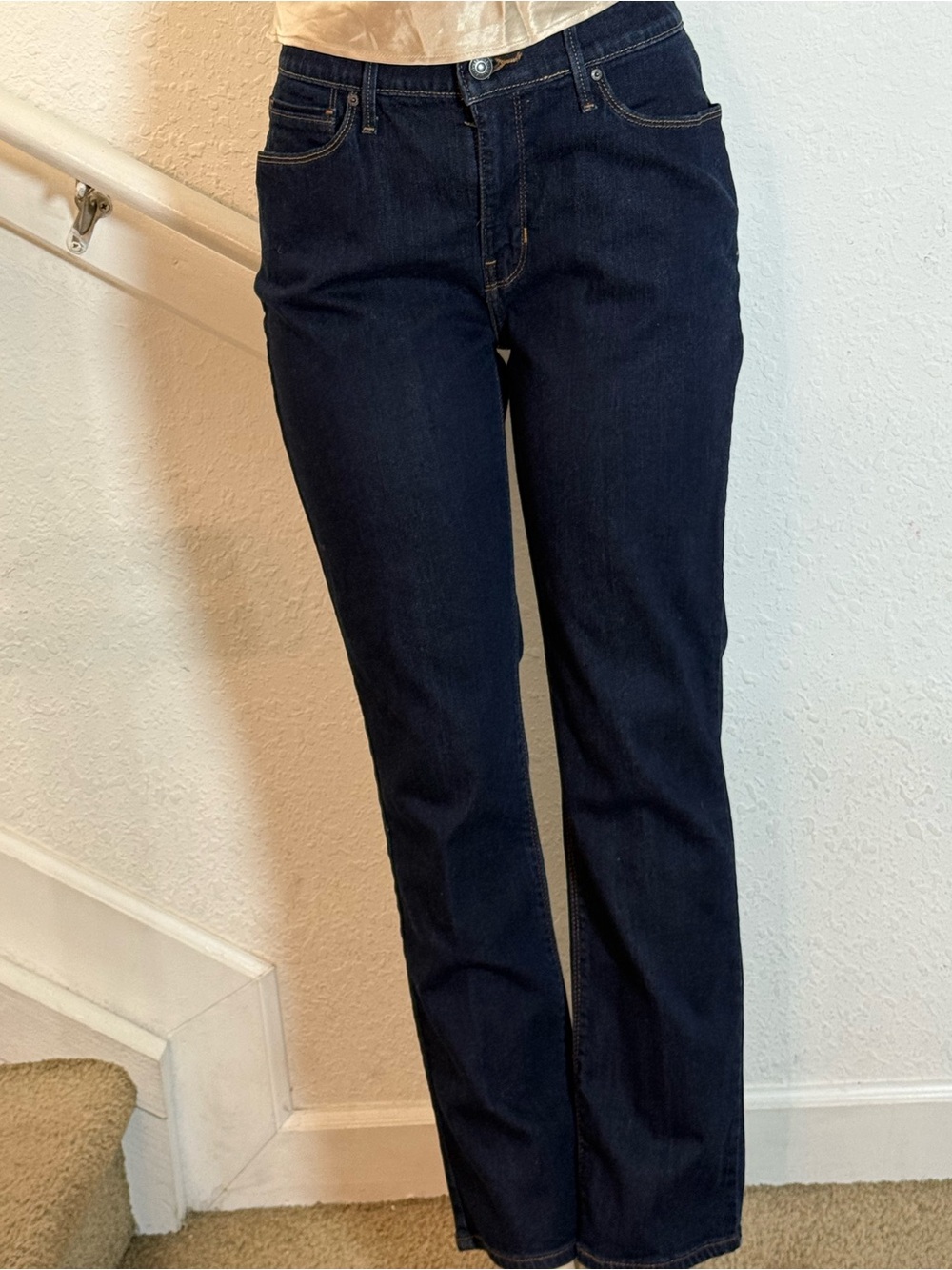 Levi's Women's Straight Leg Jeans - Dark Blue